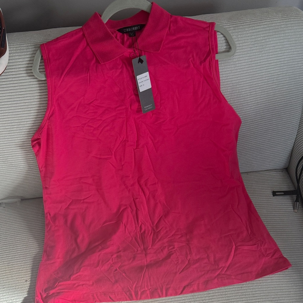 Calvin Klein Fuchsia Sleeveless Tank Top